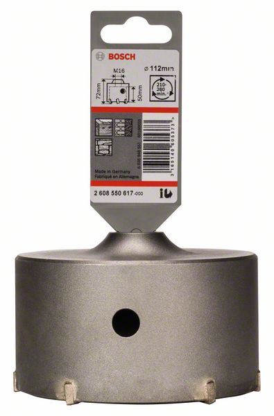 Kruna za bušenje SDS plus-9 112 mm Bosch 2608550617, 112 x 50 x 72 mm, 6 (2608550617)